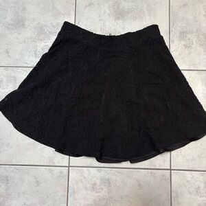 Womens Xhilaration Black All Lace Skirt - Zipper in Back - Size Medium